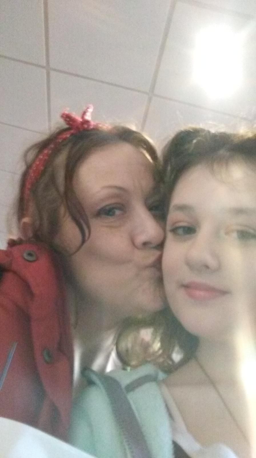 me and my daughter violet.  Im a single mom trying