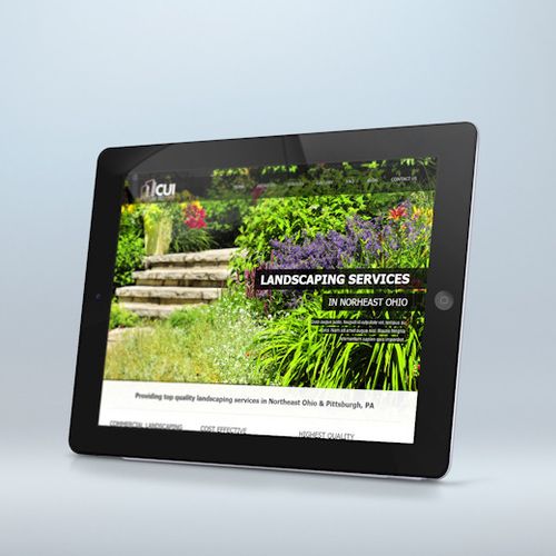 Responsive website design for easy viewing on iPad