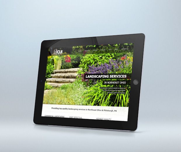 Responsive website design for easy viewing on iPad