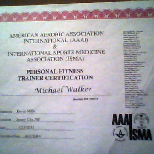 Personal Fitness Trainer Certification (AAAI) Amer