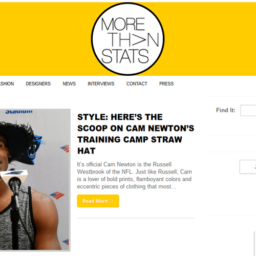 More Than Stats Athletes Style Blog