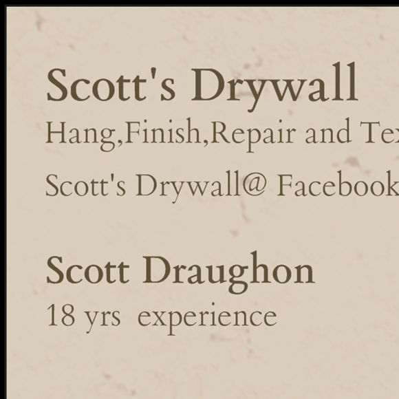 Scott's Drywall