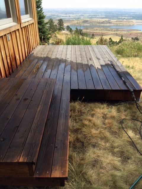 Deck Pressure washing