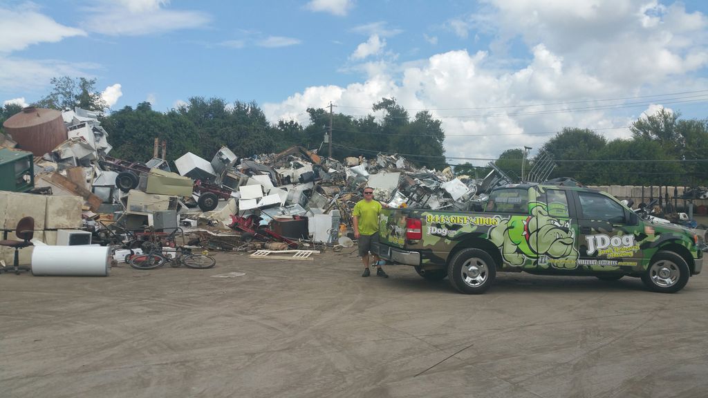 JDog recycles all scrap metal that is received.  G