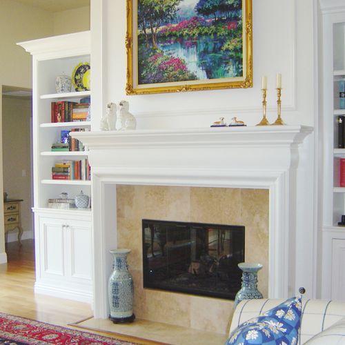 Traditional/Transitional Fireplace Design by Dee T