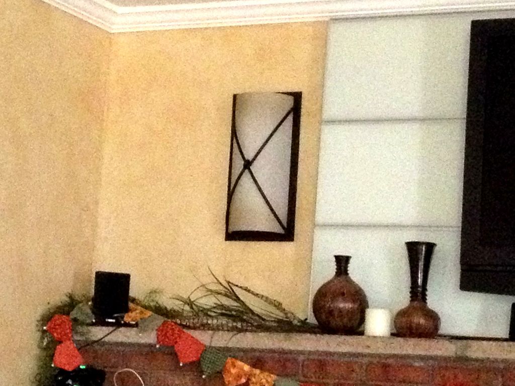 Mantel with various lighting for different functio