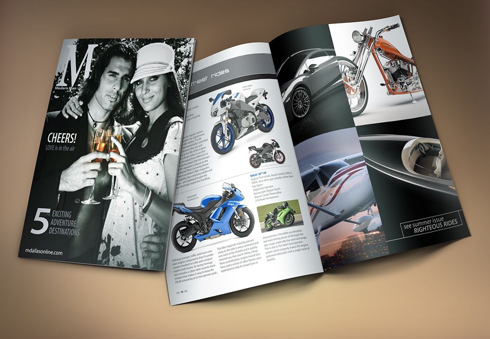 Publication Design, M. Magazine