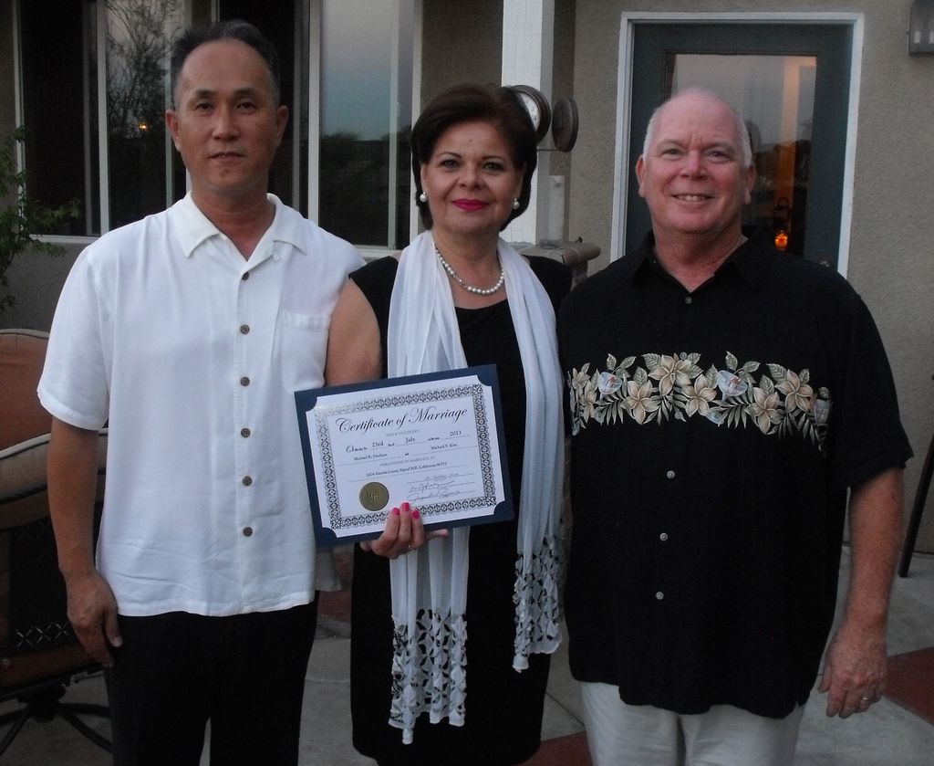 My first Same Sex wedding. What an honor.