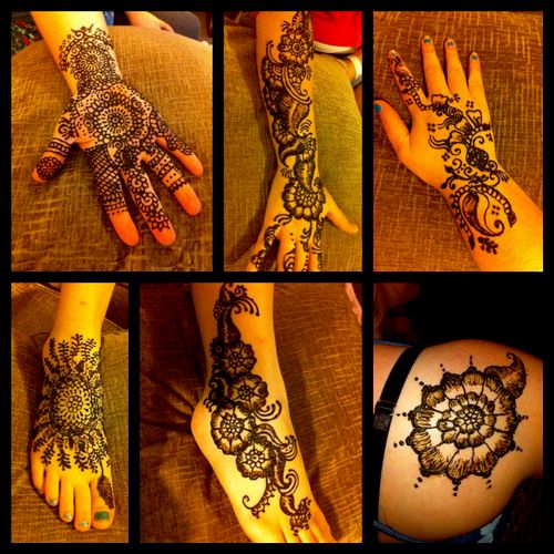 Some henna for larger parties. All of our henna is