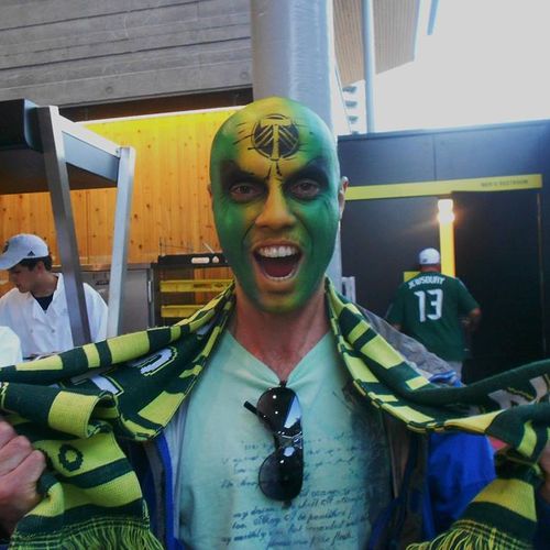 #Portland Timbers Fan 
#face painting
#timehonored