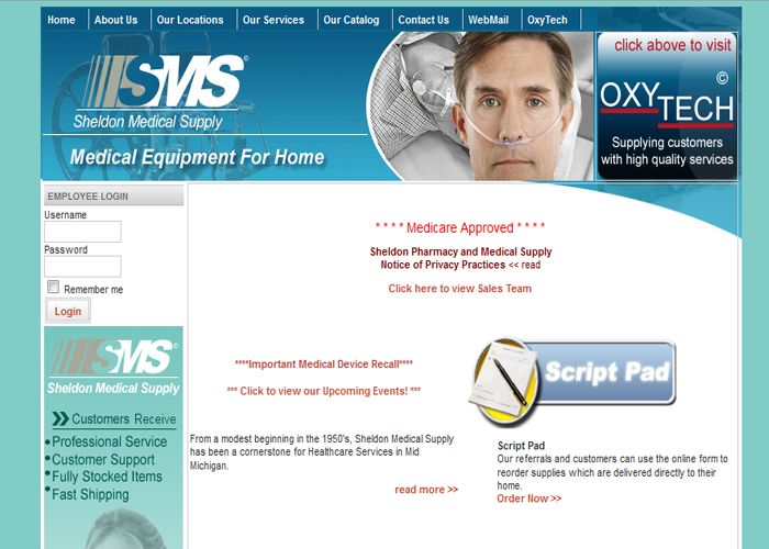 Website: Sheldon Medical Supply