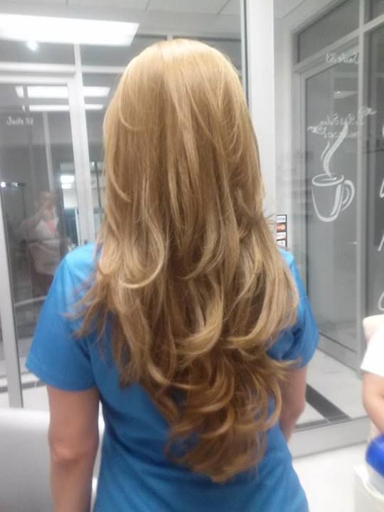 New cut, color and blow dry