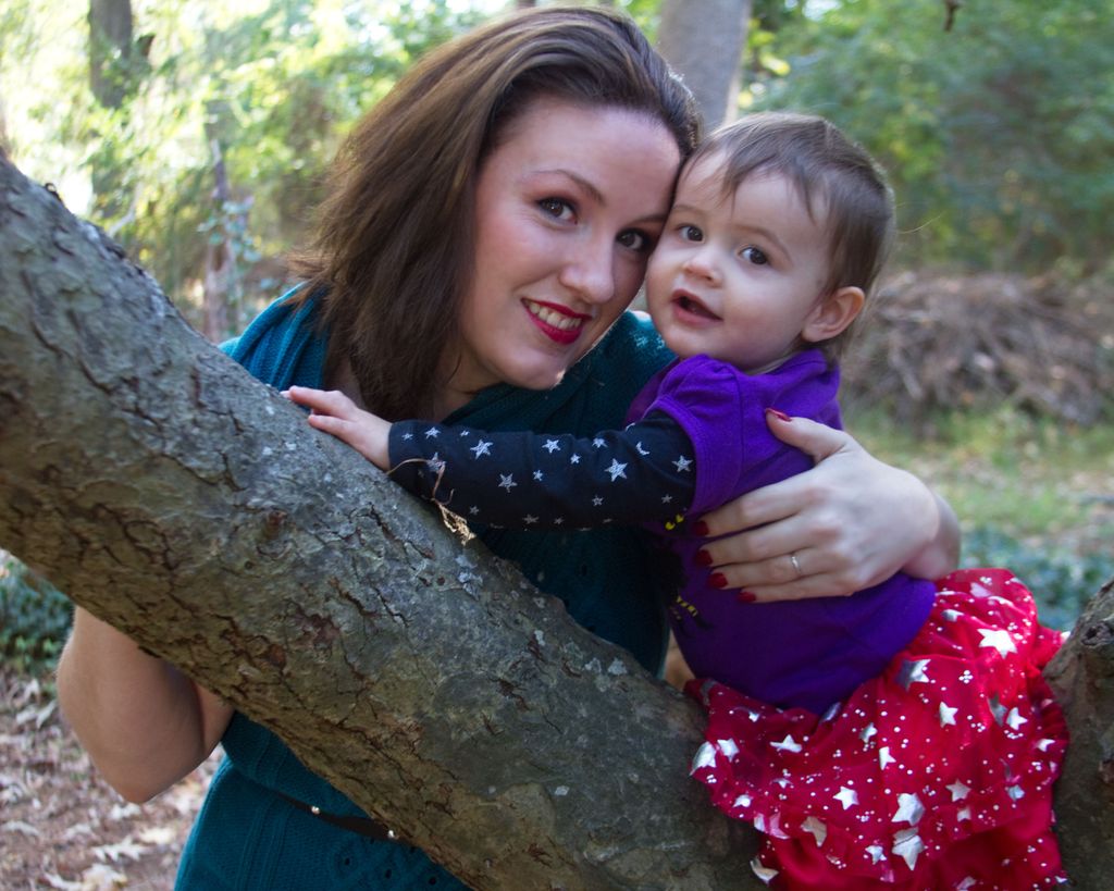 Sitting in my Cherry Tree