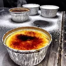 Perfectly torched creme brulee!