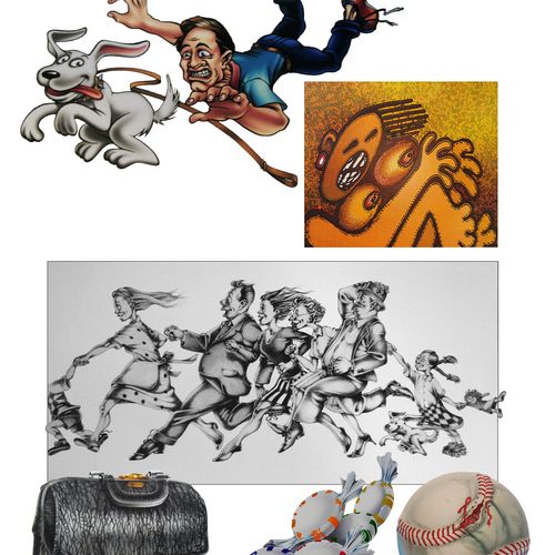 Illustrations in traditional media