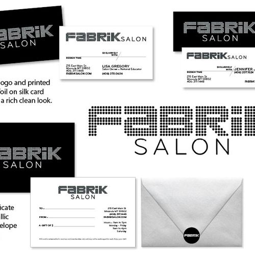 Developed logo, business cards and gift certificat