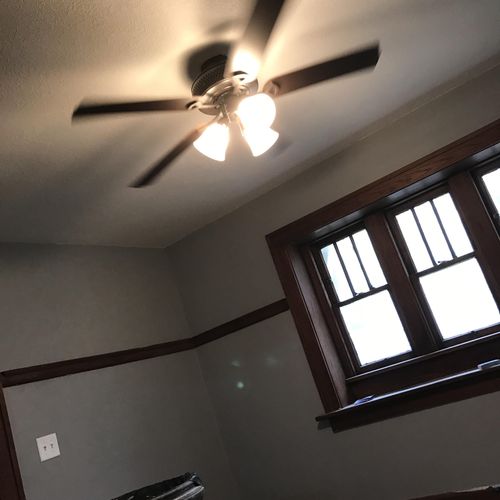Ceiling fan replacement 
