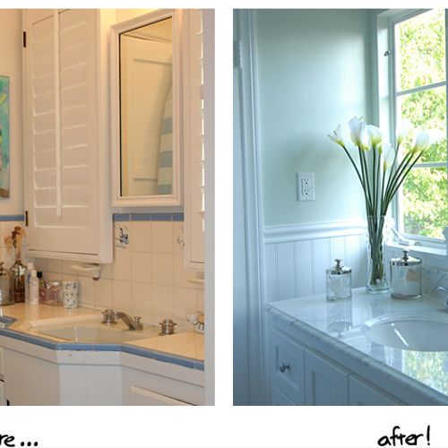 Before and After Bath Remodel #1
