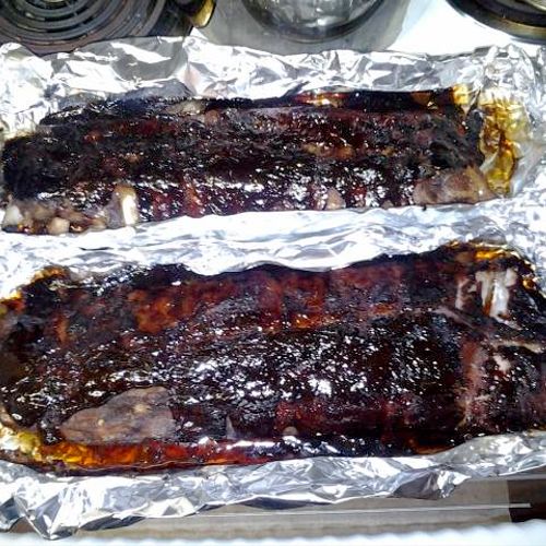 Just made Ribs for the kids