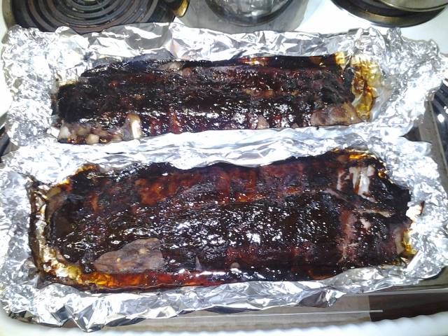 Just made Ribs for the kids