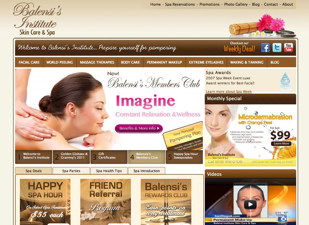 Balensi Spa - Website (www.balensispa.com)