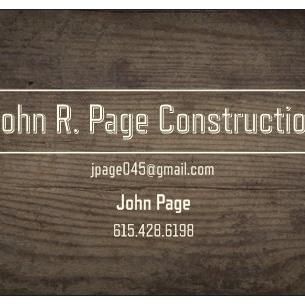 John R. Page Construction