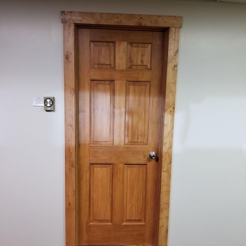 Install new doors 