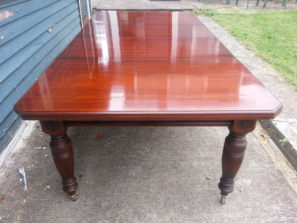 Restored Mahogany Dining Table ca. 1850