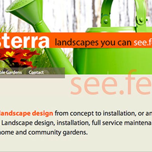 Website design and development for Harvesterra Lan