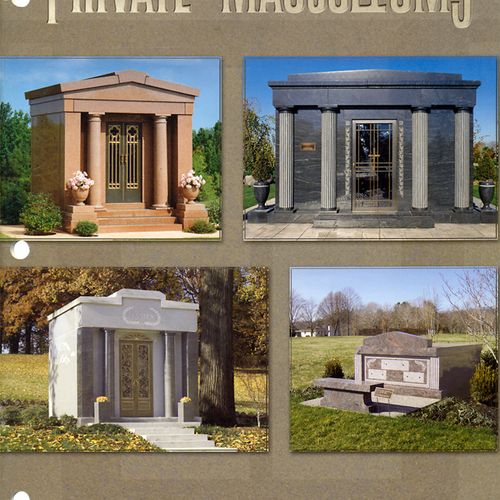 Matthews Private Mausoleums, 48-page catalog, also