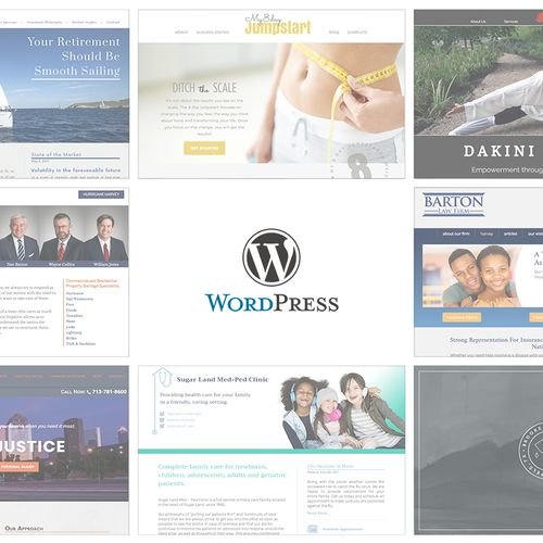 Elegantly designed websites built on the WordPress