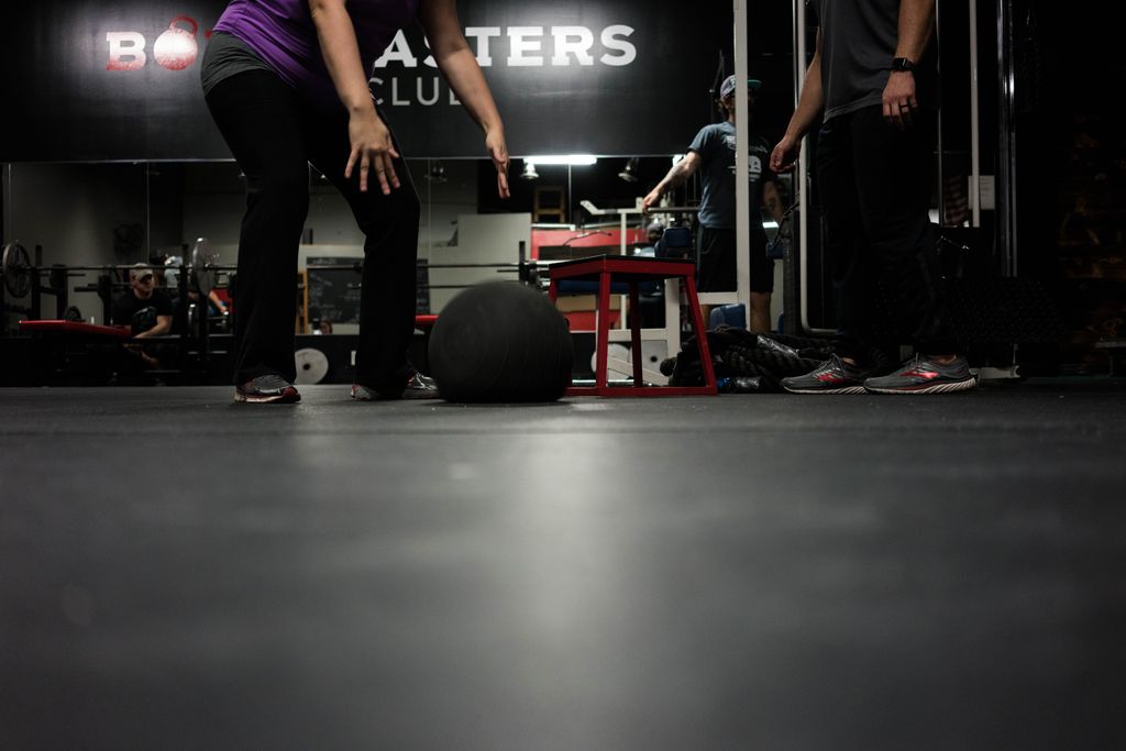 Working on Ball Slams! 