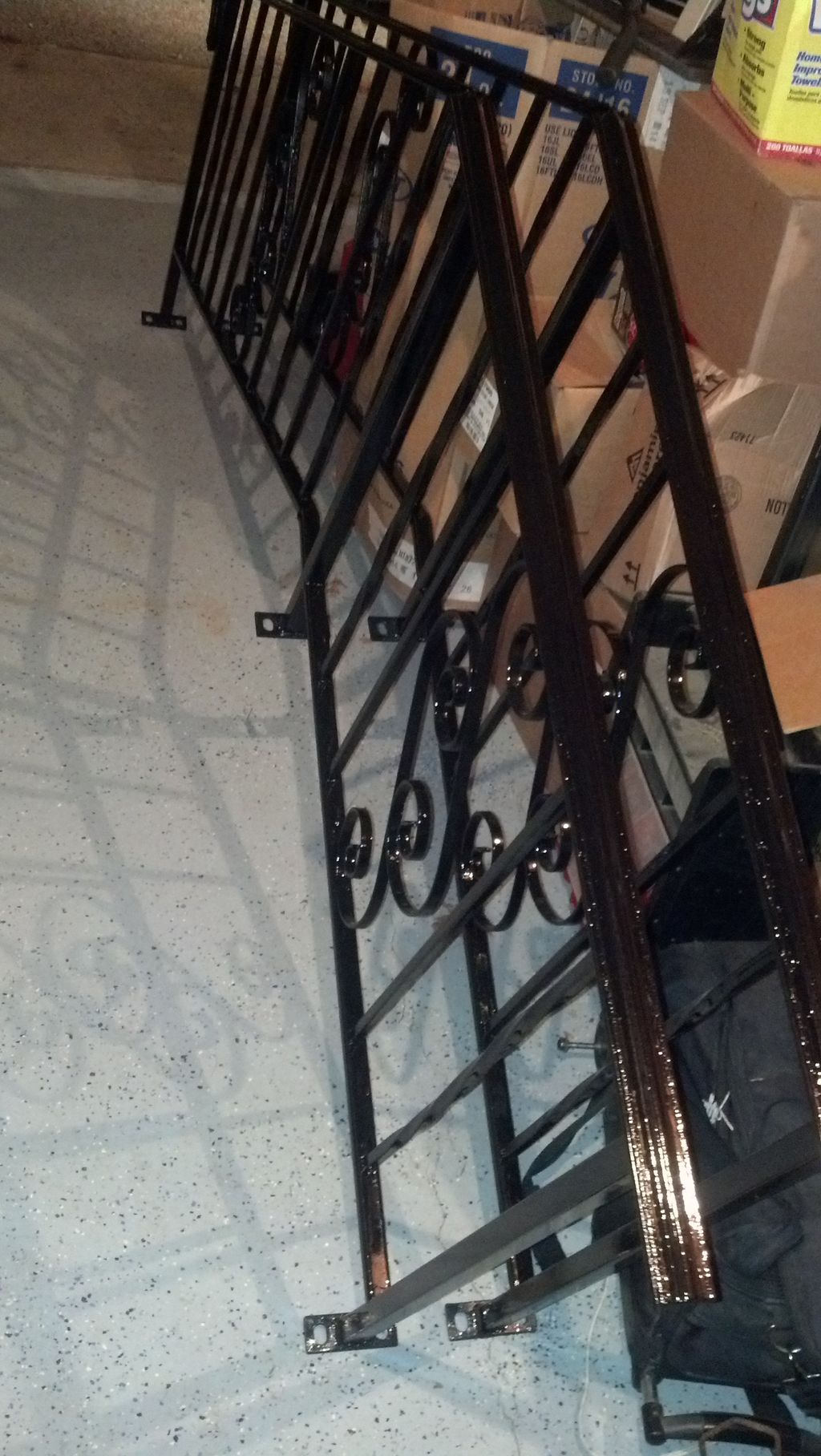 Refinished railings