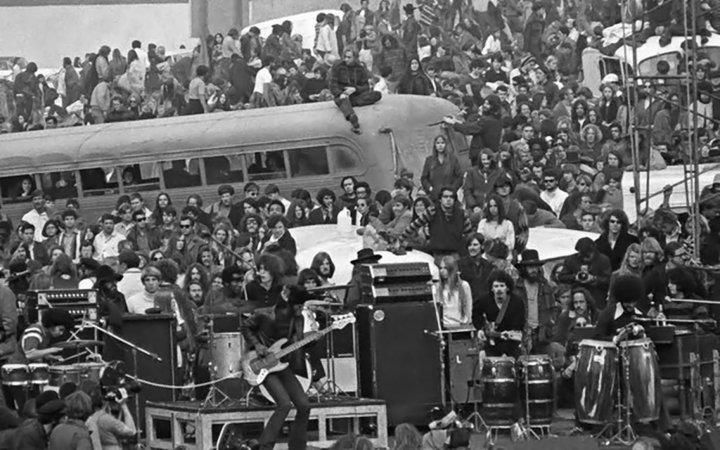With Santana at Altamont