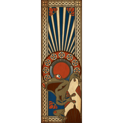 Spirit Frog - Focus in creating in art nouveau sty