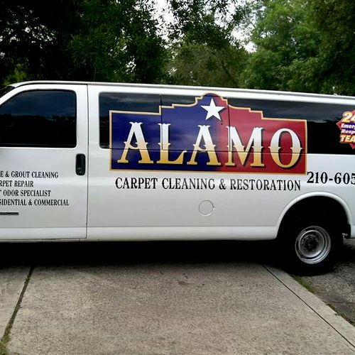 Alamo Carpet Cleaning Vans!!!