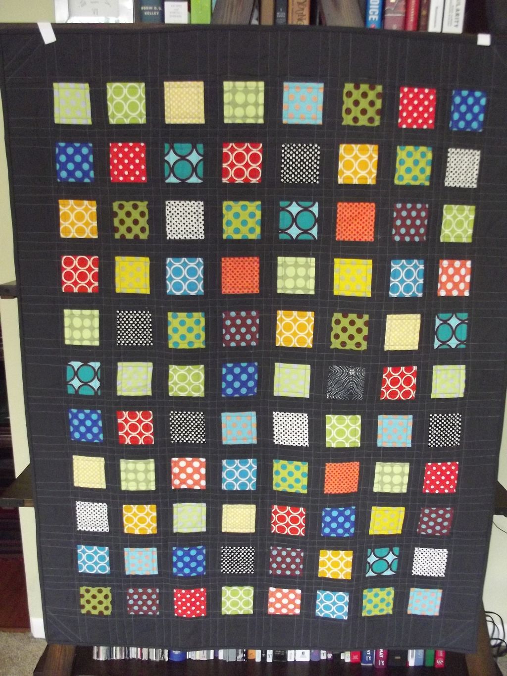 Candy Crush baby quilt 36"x44"