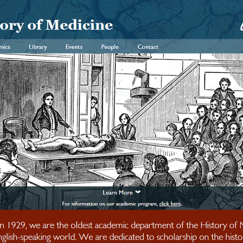 Johns Hopkins Medicine. Department of the History 