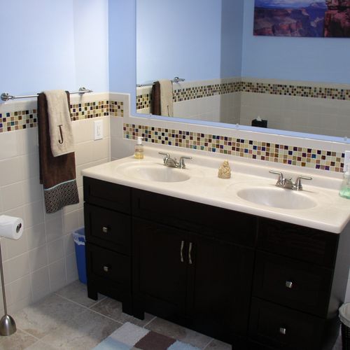 All new bathrooms