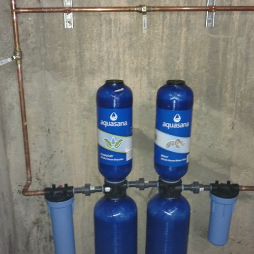 A 1 million gallon whole house filtration system w