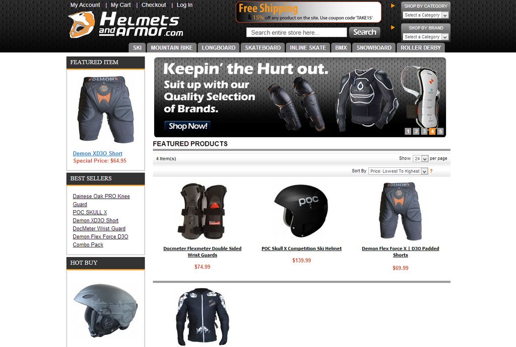 helmetsandarmor.com