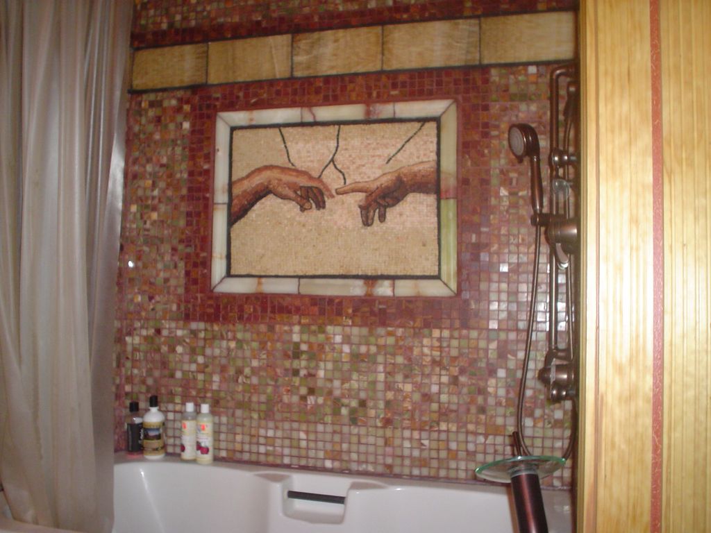 tile in the shower