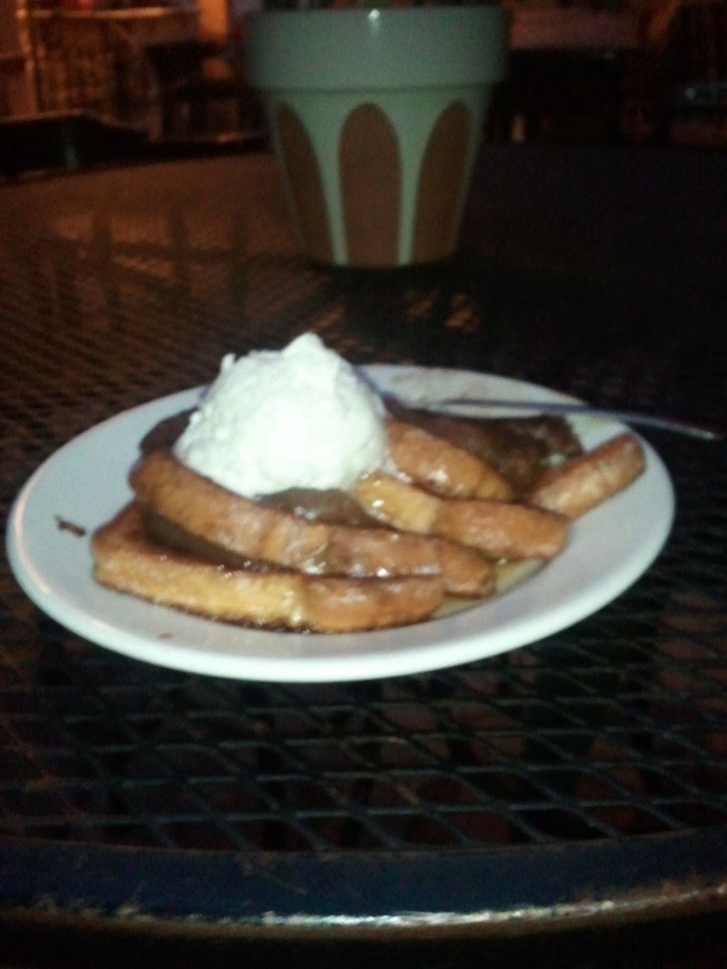 french toast with homemade apple butter and homema