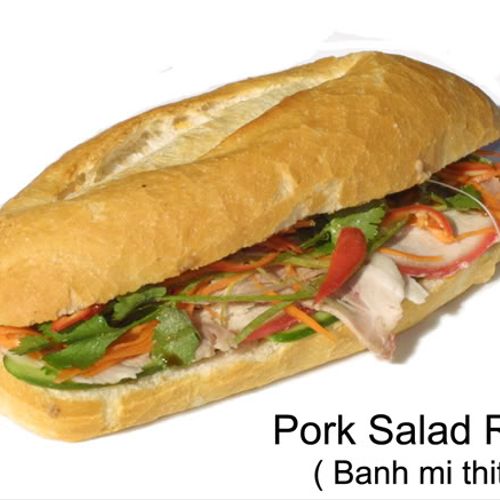 Popular Vietnamese Sandwich - Small French roll, t
