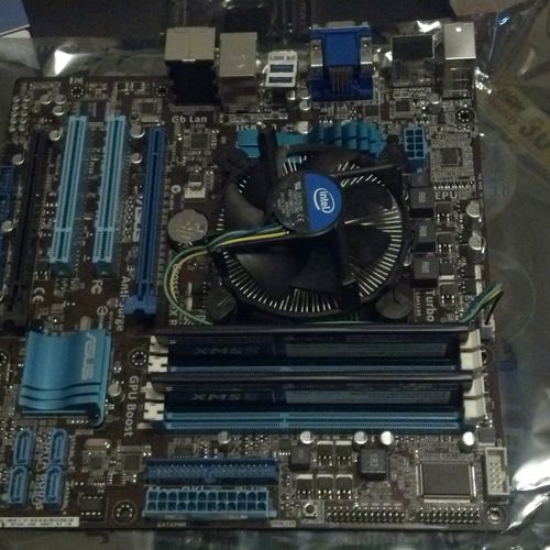 New Motherboard, CPU and RAM for a client.