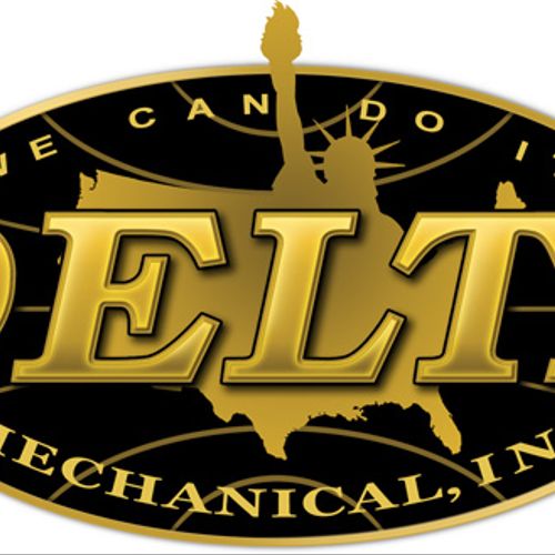 Delta Mechanical logo and brand image design