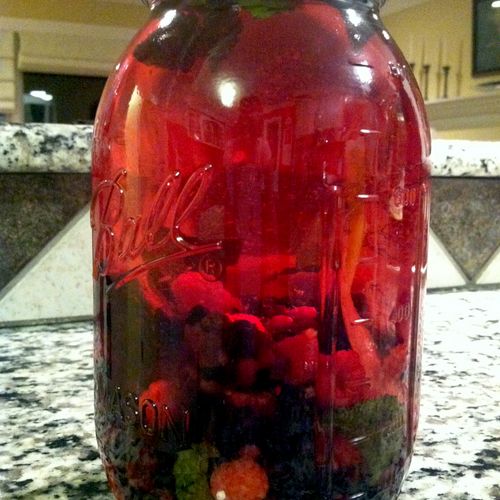 Berries and Mint Infused Gin!