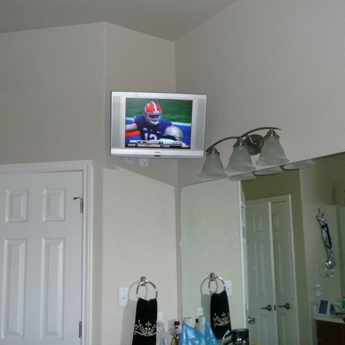 21" TV on an Arm mount