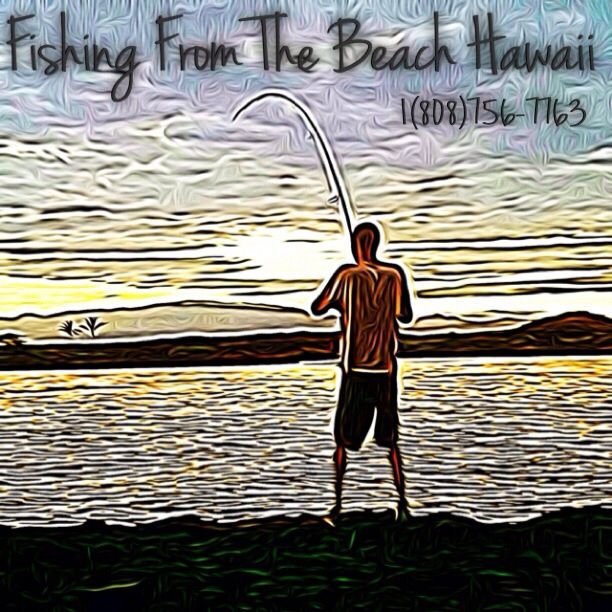 Fishing From The Beach Hawaii