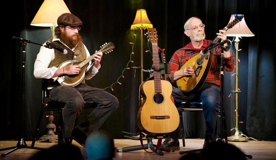 Playing a Concert with one of my students.